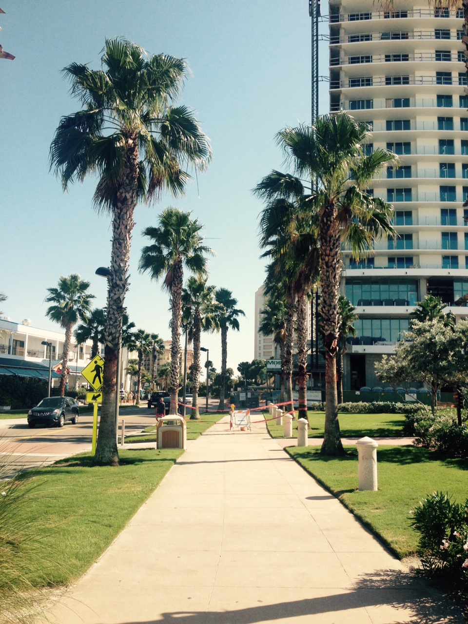 Clearwater Beach, FL walking near all of the shops - Travel Agent Diary