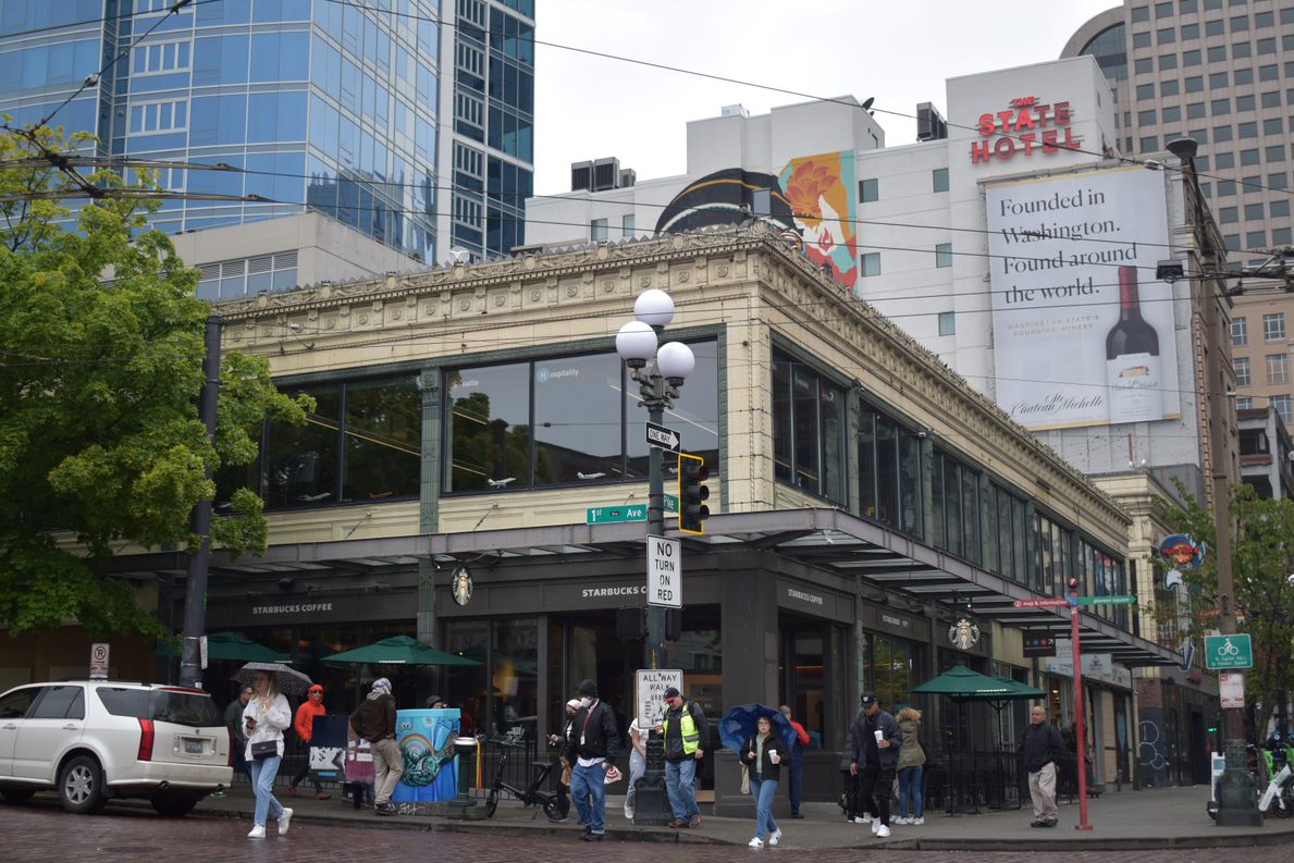 seattle city starbucks - Pike Place Market Tour